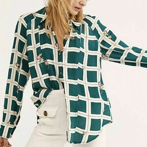 FP Window to my Heart button down